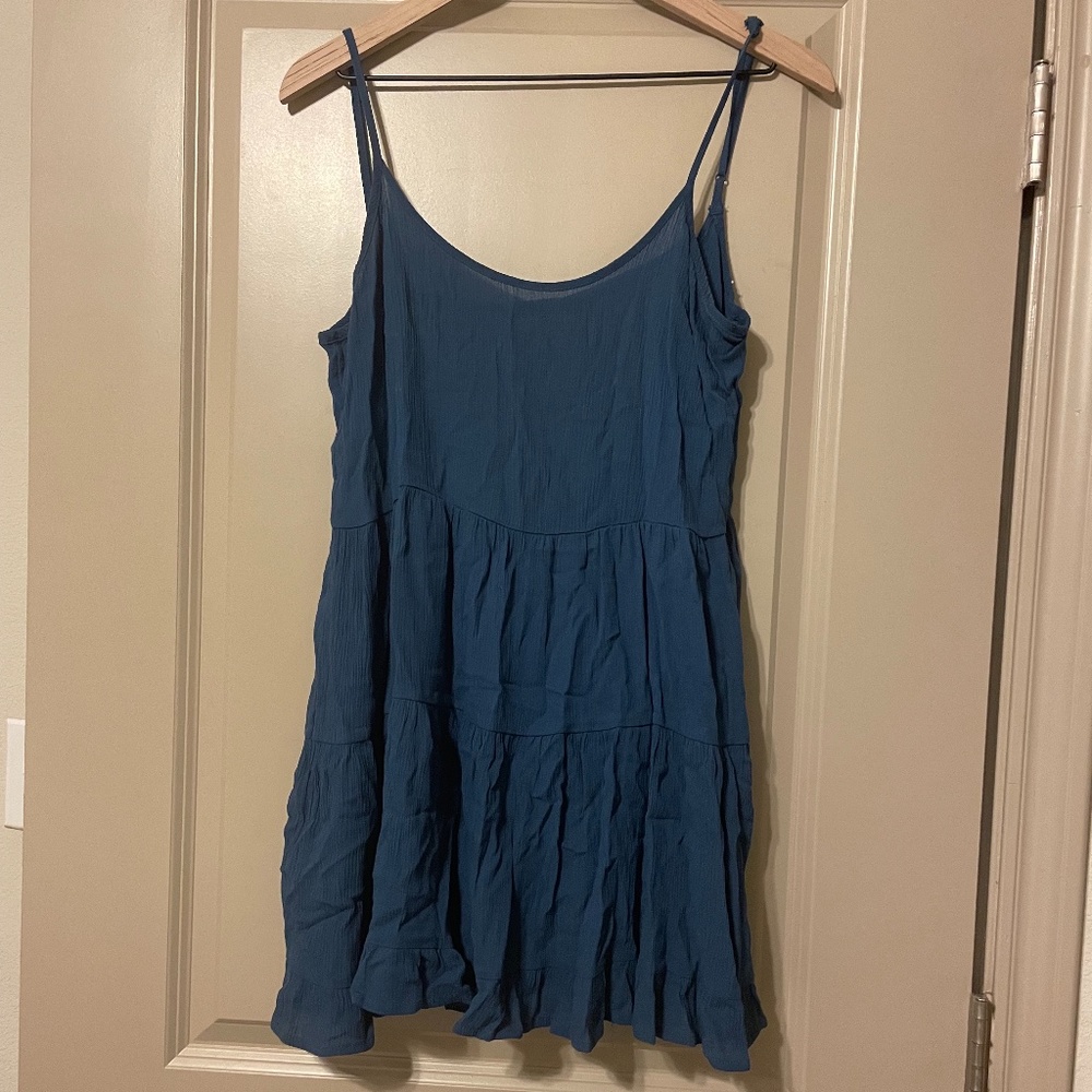 Blue Forever 21 Backless mini dress - M